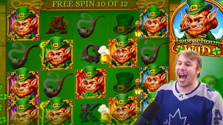 LEPRECHAUN GOES WILD BONUS PAYS LARGE! (RECORD WIN)