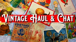 TWIN CITIES POSTCARD SHOW: Live Ephemera Haul, Halloween Postcards, & More!