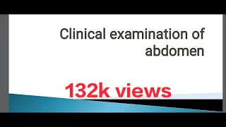 Abdomen | Clinical Examination