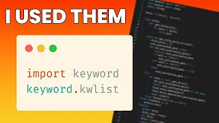 I made a Program Using ALL Python Keywords