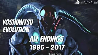 TEKKEN SERIES - All Yoshimitsu Character Ending Movies 1995 - 2017 (1080p 60fps)