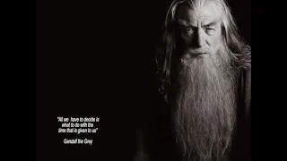 Gandalf falls - one hour - LOTR soundtrack