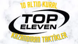 Top Eleven | 10 Altın Kural , Avantaj Kazandıran Taktikler