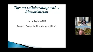 Tips on Collaborating with a Biostatistician (January 17, 2024)