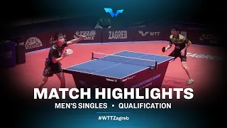 Zeng Beixun vs Iskender Kharki | MS | WTT Contender Zagreb 2022 | (Qual)