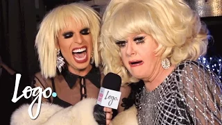 Lady Bunny Gets Donald Trump & Bianca Del Rio Confused | #LogoSnowDays