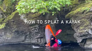 How to splat a kayak - Down River Freestyle