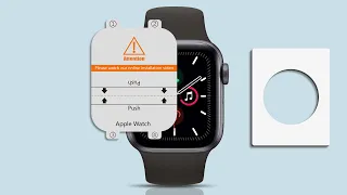 UniqueMe Smartwatch TPU Screen Protector For Apple Watch (With White Circle)