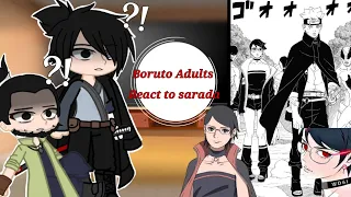 Adult Boruto React to Sarada/BoruSara (Part 2)