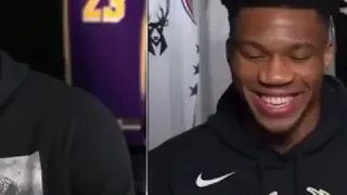 Shaq can't pronounce Giannis Antetokounmpo so Giannis told Shaq to Call Him Superman