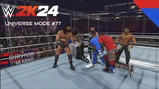 WWE 2K24 | Universe Mode - Survivor Series PPV (Part 4/4)|#77