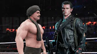 Dara Singh vs Arnold Terminator Match