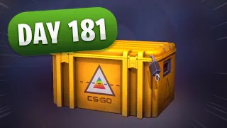 Opening a CSGO Case til a gold appears - DAY 181 #Shorts
