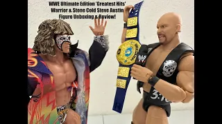 WWE Ultimate Edition "Greatest Hits" Warrior & Stone Cold Steve Austin Figure Unboxing & Review!