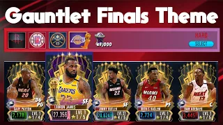 The Gauntlet Finals Theme - Gameplay and Advice - NBA 2k Mobile