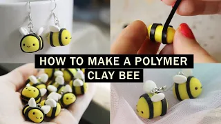 polymer clay bee tutorial // tips for working with polymer clay for beginners