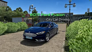 🚗 City Car Driving 1.5.8 - 2017 Ford Fusion |Ratio 18.9 |DAY DRIVE|
