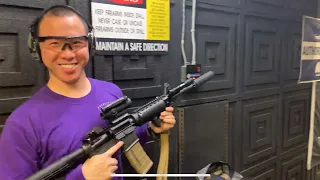 M16 Full Auto with A Silencer