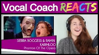 Vocal Coach reacts to Phantom of the Opera - Sierra Boggess & Ramin Karimloo (Live)