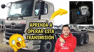 Camiones hino Colombia  - Así se opera la transmisión del camión hino FM1A DOBLETROQUE