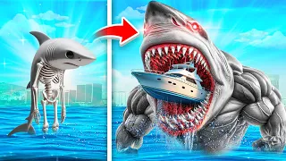 Weakest To STRONGEST MEGALODON In GTA 5!