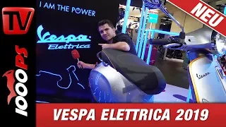 Vespa Elettrica - Leistung, Reichweite und erste Probefahrt auf der EICMA.