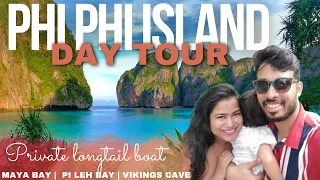 PHI PHI ISLAND & MAYA BAY SUNRISE DAY TOUR BY PRIVATE LONGTAIL BOAT | PI LEH LAGOON | VIKINGS CAVE |