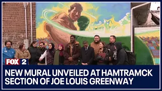 New mural unveiled at Hamtramck section of Joe Louis Greenway