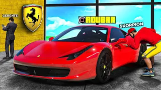 Roubando TODAS as FERRARIS DA CONCESSIONÁRIA do GTA 5!!