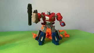 Sideswipe against Decepticons Stop Motion