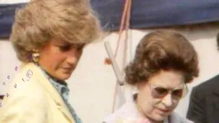 Queen Elizabeth II and Lady Diana Spencer