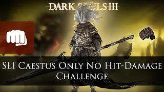 Dark Souls 3 - Безымянный Король, SL1, Caestus Only, No Hit