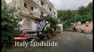 Weather Events - Deadly landslide on the island of Ischia (1) (Italy) - BBC - 26th November 2022