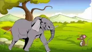 ELEPHANT AND MOUSE JUNGLE STORY ENGLISH