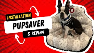 Pupsaver: A crash tested dog car seat. Installation and review.