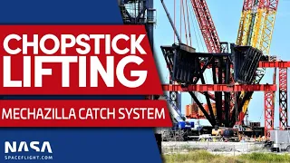 NO LIFT: Starship Chopsticks Catch System Prepped for Lift