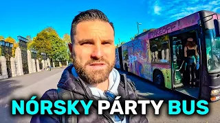 CHLADNÍ NÓRI? KÝM SI NEVYPIJÚ :D | 🇳🇴 NÓRSKY PÁRTY BUS