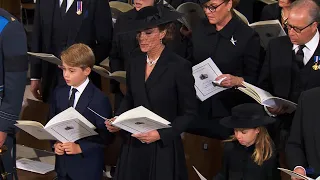 Prince George and Princess Charlotte attend The Queen's funeral!