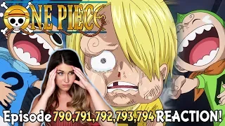 SANJI'S FAMILY IS SO CRUEL!! 💔One Piece Episode 790, 791, 792, 793, 794 Reaction!