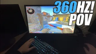 360hz Is So Smooth!🤩 CS:GO Gameplay⭐️ 4K Video Quality!
