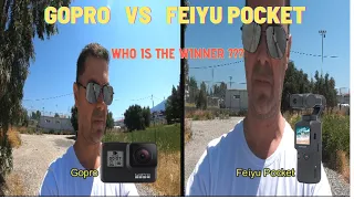 Feiyu Pocket vs gopro comparison,  Who is the winner ???