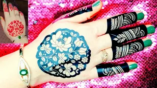 easy henna stickers mehndi design