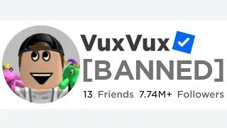 This Roblox Youtuber Got BANNED And LOST 1,370,312 Robux...