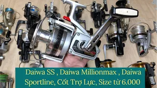 Máy Câu Nhật : Máy Daiwa SS , Millionmax, Penn Mỹ, Size Từ 6000- 20.000- video 687