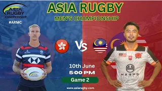 Hong Kong China  v Malaysia  Asia Rugby Men's Championship 🏆 Game 2