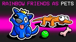 RAINBOW FRIENDS as PETS?! (Cartoon Animation)