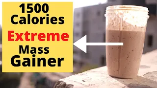 HOME MADE MASS GAINER FOR EXTREME MASS/WEIGHT GAIN | 1526 Calories | Gain 20 kg with this recipe