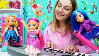 Куклы феи ФЕЕРИНКИ на прослушивании - Музыкальные куклы поют песни! Видео РАСПАКОВКА игрушек!