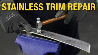 How to Fix Dents on Steel Trim - Stainless Trim Restoration & Repair at Eastwood