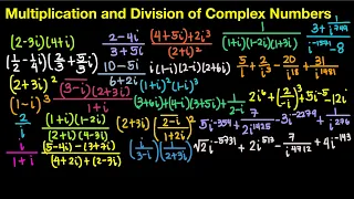 Multiplication and Division of Complex Numbers in Rectangular Form